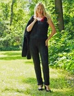 Black Mohair Cardigan Pants   Sweater