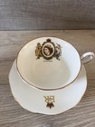 Royal Albert Queen Elizabeth Coronation Cup   Saucer England Vintage 1953