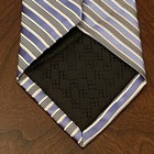 Perry Ellis Portfolio Blue Hand Made 100  Silk Men   s Neck Tie Made In China