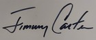 President Jimmy Carter Signed Full Signature 8x10 Photo