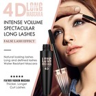 4d Silk Fiber Lash Mascara  Waterproof Long Lasting Mascara Black Volume And    