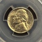 1943-d Silver Jefferson War Nickel Pcgs Ms65fs