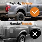 5ft Truck Bed Cover For Gmc Canyon 2004-2014 Waterproof Tri-fold Vinyl