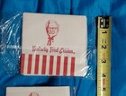 Vintage Set Of 2 Kentucky Fried Chicken Napkins 1970   s Colonel Sanders New