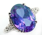 6ct Alexandrite 925 Solid Sterling Silver Edwardian Style Ring Jewelry Sz 9  