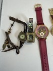 Lot Of 11 Women   s Quartz Watches Mixed Brands Disney Vintage Parts Repair