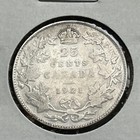 1921 Canada Silver Quarter Scarce Semi Key Date Coin