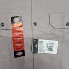 Dickies 1574 Mens Short Sleeve Work Shirt 3xl Silver Gray Nwt Button Pocket