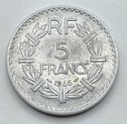 1946 France 5 Francs Coin - French Five Franc - World Coin - Free Shipping