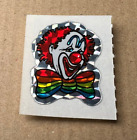 Lot Of 2  Vintage Prism Smiling Clown Sticker 1980 s Bj Sticker