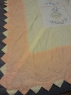 Handmade Baby Blanket Quilt  Old Fashioned Stitching Mushroom Fairies 70 s Tlc