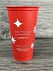 Starbucks Reusable Holiday Cup Red 25 Years Of Holiday Cup Cheer 16oz Grande
