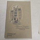 1920s Woman s Institute Sewing Book 409 Cutting And  Fitting 