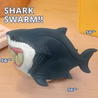 Cartoon Great White Shark Resin Ornament Animal Statue Tabletop Figurine Decor G