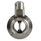 Od 2  Inch 51mm Sanitary Butterfly Valve Tri Clamp W  2 5  Ferrule Stainless 316