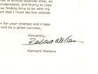 Autographed Typed Signed Letter Journalist   Anchorwoman Barbara Walters