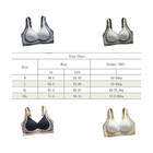 2 Pack Nylon Wireless Push Up Bra High Support Underwear Bra Yoga Sports