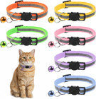 Kitten Collar With Bell Reflective Cat Collar Breakaway Safety Adjustable Nylon