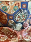 Japanese Antique Meiji Kutani Bowl Hand Painted Porcelain Circa 1800s Signed