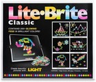 214 Pegs Magic Screen Retro Style Lite Brite Kids Toy Fun Light Bright Game Set