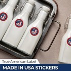 Made In Usa Stickers     Round Labels For Small Business Packaging  Easy Peel