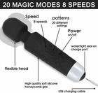 Handheld Massager Vibrating 20 Speed Massage Magic Wand Full Body Therapy Motor