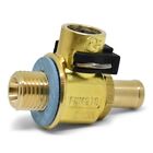 F133n  Long Nipple Valve With 12mm-1 25 Threads With Lever Clip