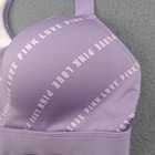Victoria s Secret Pink Ultimate Push-up Sports Bra Womens Medium Aop Purple
