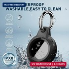 Waterproof Airtag Holder With Apple Airtags Keychain  Hard Pc Air Tag Case 4 Pcs
