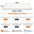 24  X 72 high Density Seat Upholstery Foam Cushion Replacement Sheet 1-6  Thick