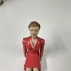Vintage 1950s Renwal Jointed Doll House Plastic Figure 43 Woman Mother Pink rose