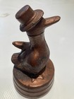 Cast Iron Duck Coin Bank   save For A Rainy Day   1930s Vintage