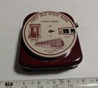 Vintage First Old State Bank Elkhart Indiana Advertising Heavy Metal Coin Bank