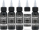 Tattoo Ink Set - Professional Tattooing  Light  Medium   Dark Shades  Include   