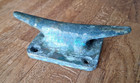 Vintage 6 1 2  Brass Or Bronze Boat Cleat Marine Boat Hardware   great Patina 