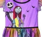 Nightmare Before Christmas Jack And Sally Satin And Tulle Halloween Nightgown