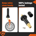 100pcs Tpms Tire Pressure Sensor Valve Stem Service Kit For 17-20008 20008 20018