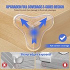 16   Silicone Corner Protector Soft Table Edge Corner Guard Baby Safety Proofing