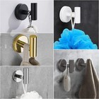 2 4 8 Pack Towel Hooks  Robe Hook  Bathroom Coat Hook 2 Brushed Nickel 
