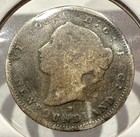 1876 5 Cents Newfoundland Canada 5c Silver Coin