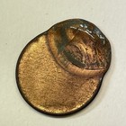 Lincoln Cent Memorial Penny Struck Off Center Error Uncirculated Copper Undated