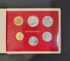 1980 Vatican Coins Set With Silver 500 Lires Pope John Paul Ii Bu