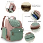 Baby Diaper Backpack - Large Capacity Water-resistant Nappy Bag With Insulate   