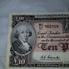 Commonwealth Of Australia Ten Pounds Note Wa57 902316