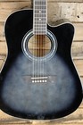 Washburn Wa90ce Acoustic Electric Dreadnought  Guitar -trans Black Burst  w2423