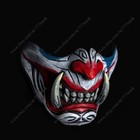 Samurai Oni Airsoft Mask Paintball Motorcycle Halloween Costume Cosplay Kk30