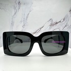 Versace Sunglasses Ve4496u Gb1 87 Seen On Sabrina Carpenter Black Oversized