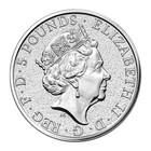 2017 U k  5 Pound 2 Oz Silver Queen s Beast The Griffin Brilliant Uncirculated