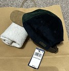 Polo Ralph Lauren Hat Strap Back Green Navyblue Corduroy Suede Brim New York Nwt