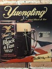 Vtg Yuengling Black   Tan Clock Signed By Dick Yuengling Americas Oldest Brewery